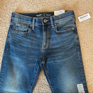 boys old navy karate slim adjustable blue jeans.